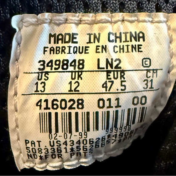 Rare Vintage Nike Zoom Air Pro Football Turf Shoes (1999) Size 13 - Picture 8 of 8